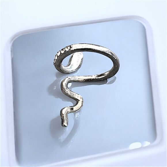 NIB Alloy Women’s Sterling Silver Snake Ring - Size 5 (Adjustable)  ***Item: J15 - Picture 3 of 5